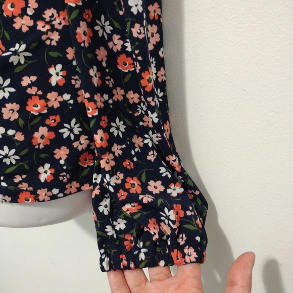 Michael Kors - Floral Cold Shoulder Blouse - Picture 8 of 16